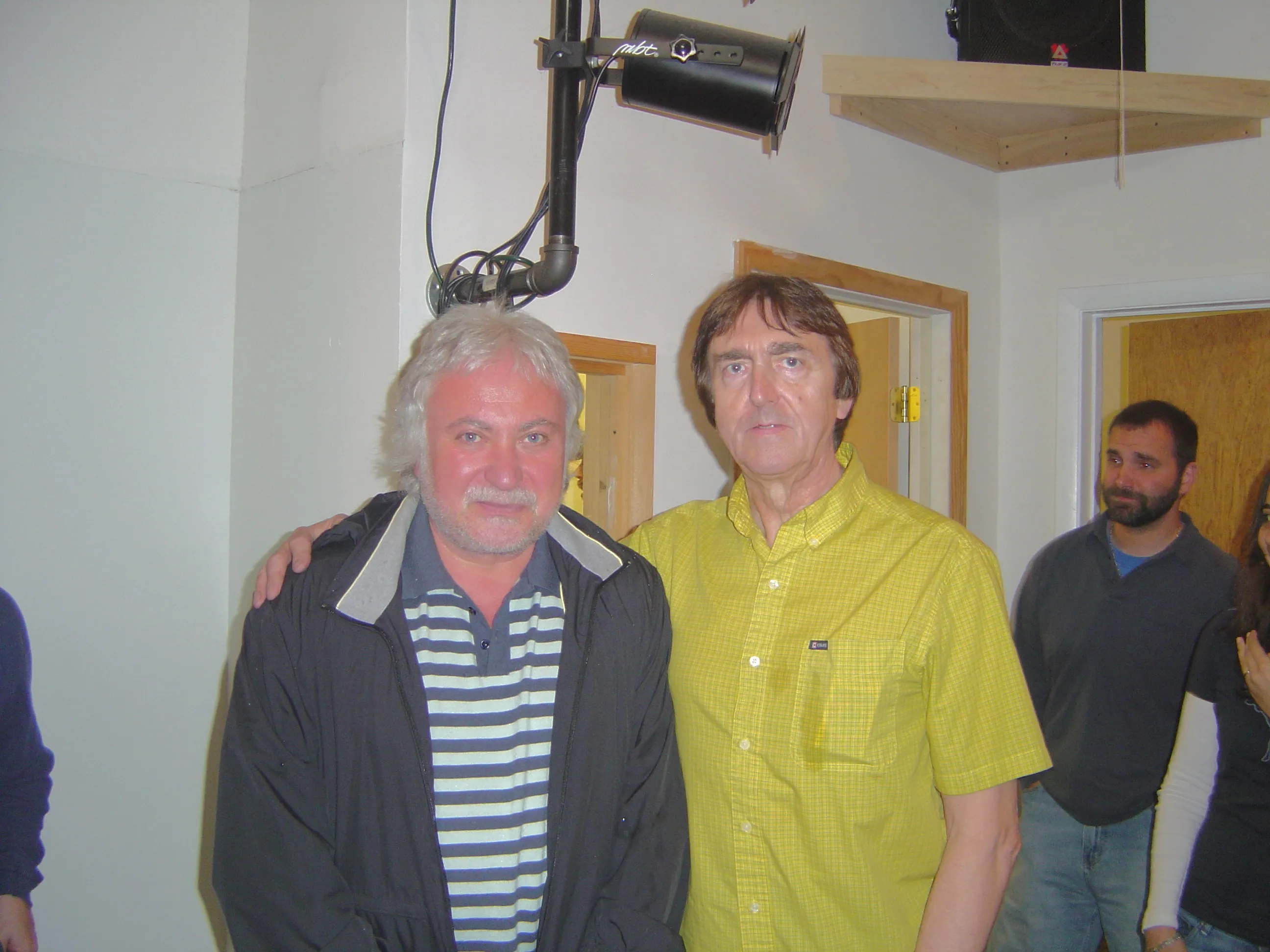 Jan with Alan at Alan's guitar clinic